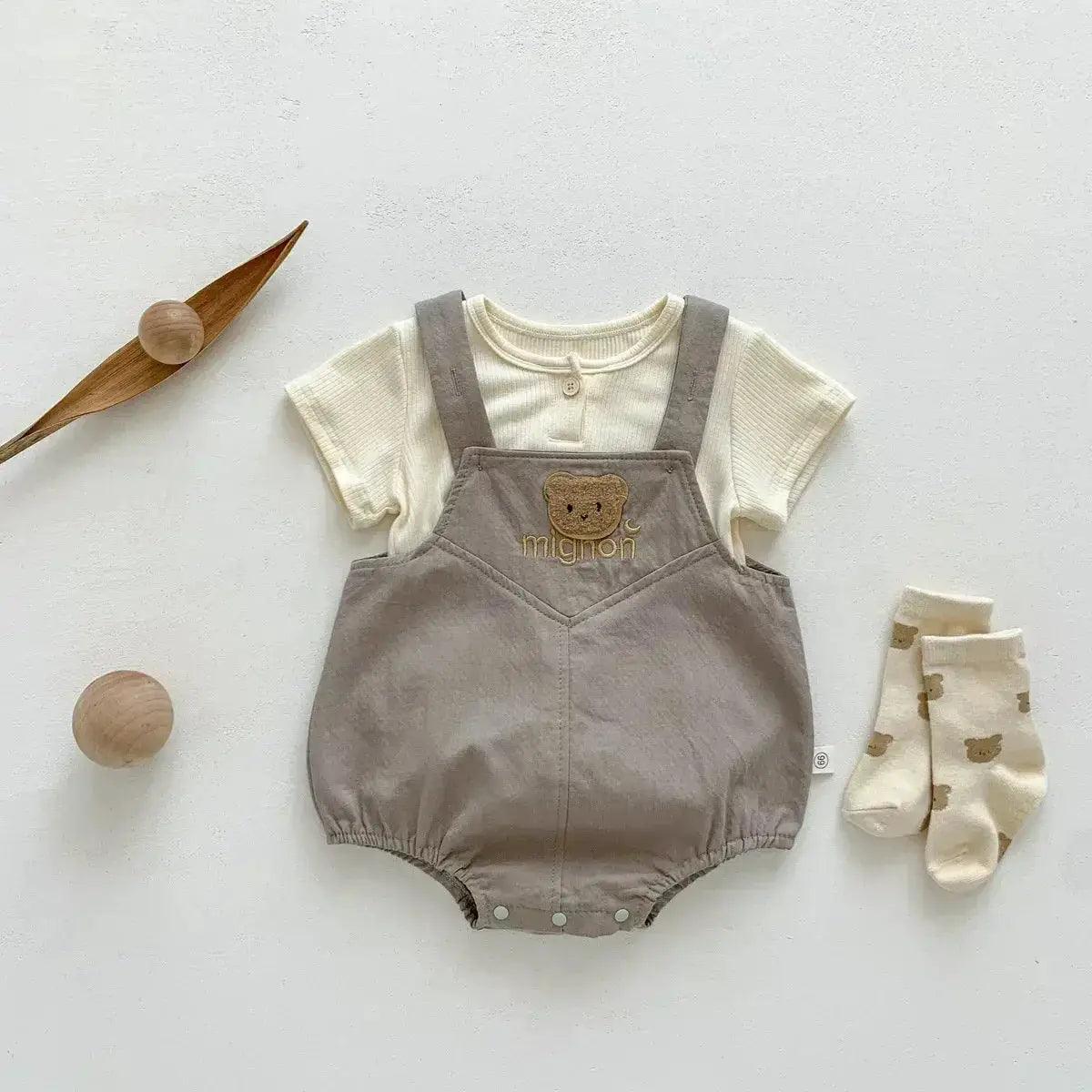 Newborn Bodysuits Soft Cotton Summer Set For Unisex Babies - ToylandEU™