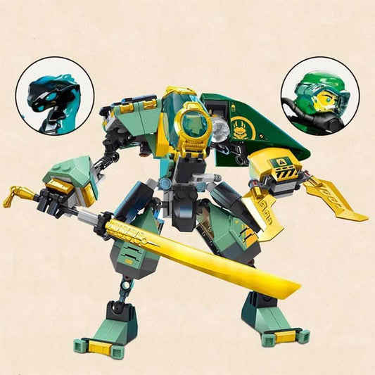 Ninja Master Lloyd Dragon Blocks: Adventure Puzzle Set for Fans - ToylandEU