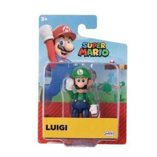 Nintendo Super Mario Luigi Poseable Mini Figure For Collectors - ToylandEU