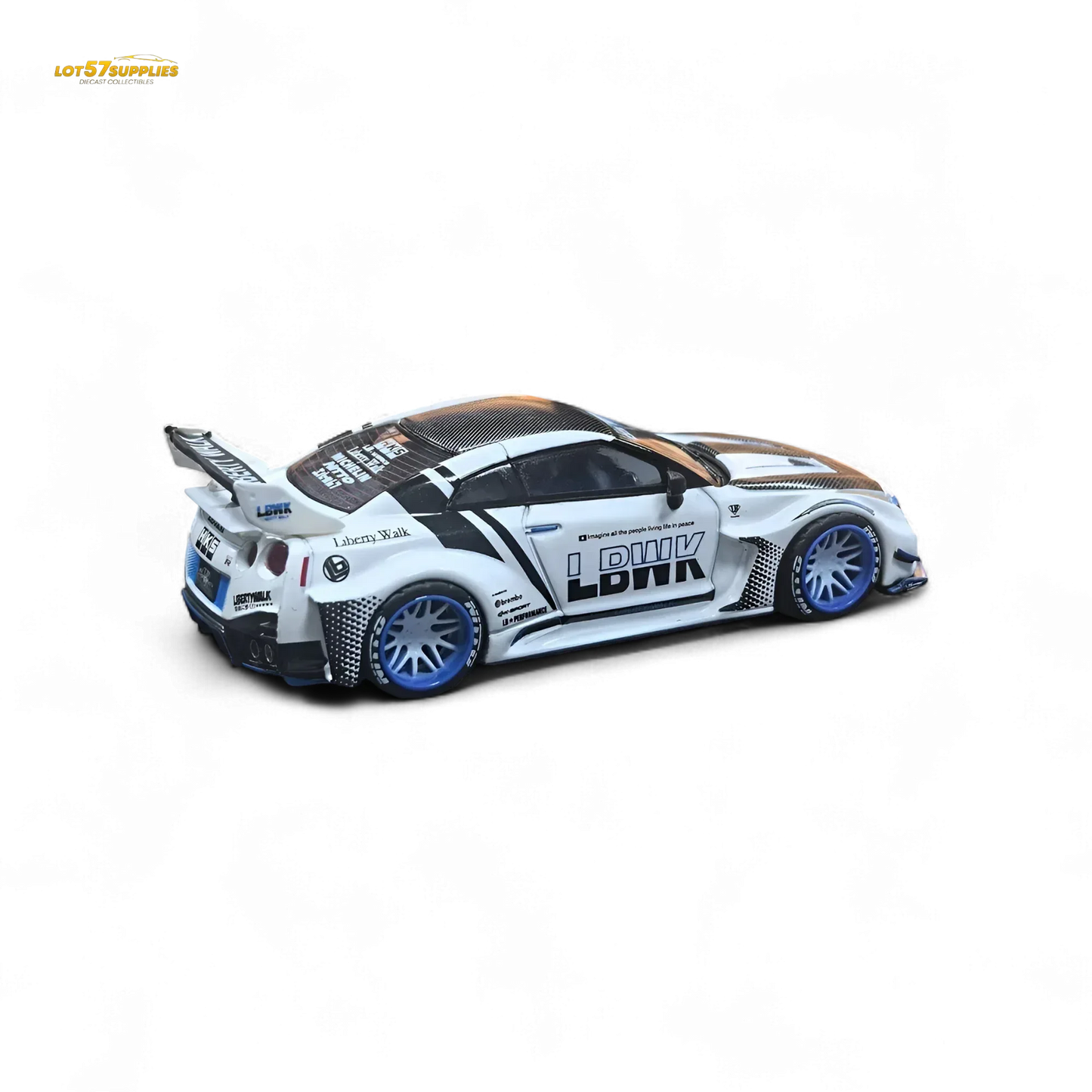 Nissan GTR R35 Diecast 1 64 Liberty Walk LB Edition - ToylandEU