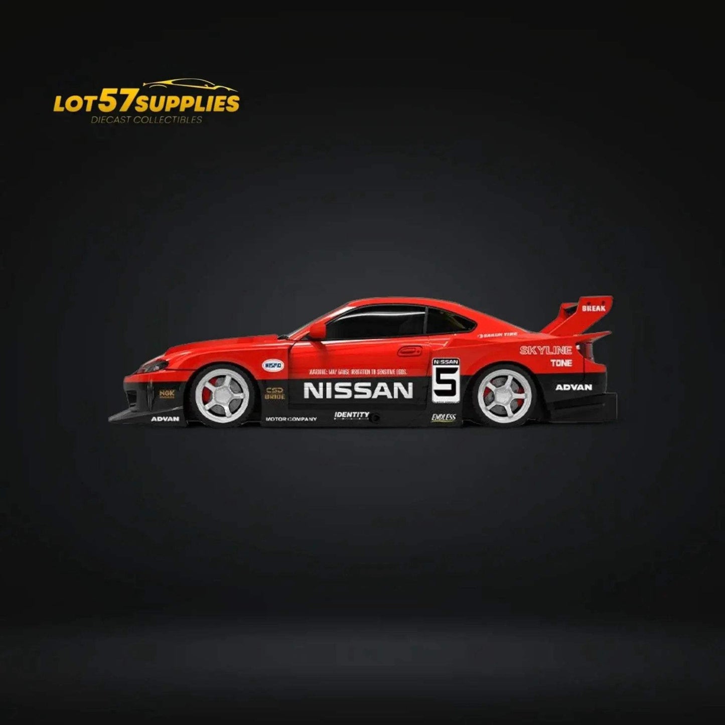 Nissan Silvia S15 Diecast Car With Openable Hood Limited Edition - ToylandEU