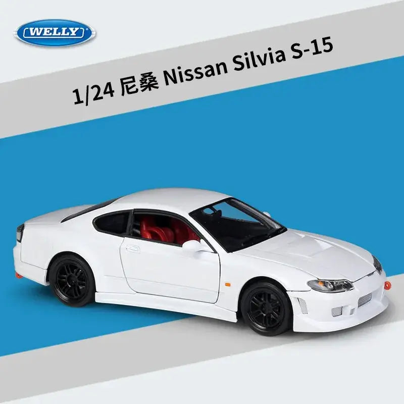 Nissan Silvia S15 Diecast Model 124 Scale Metal Collectible Gift - ToylandEU