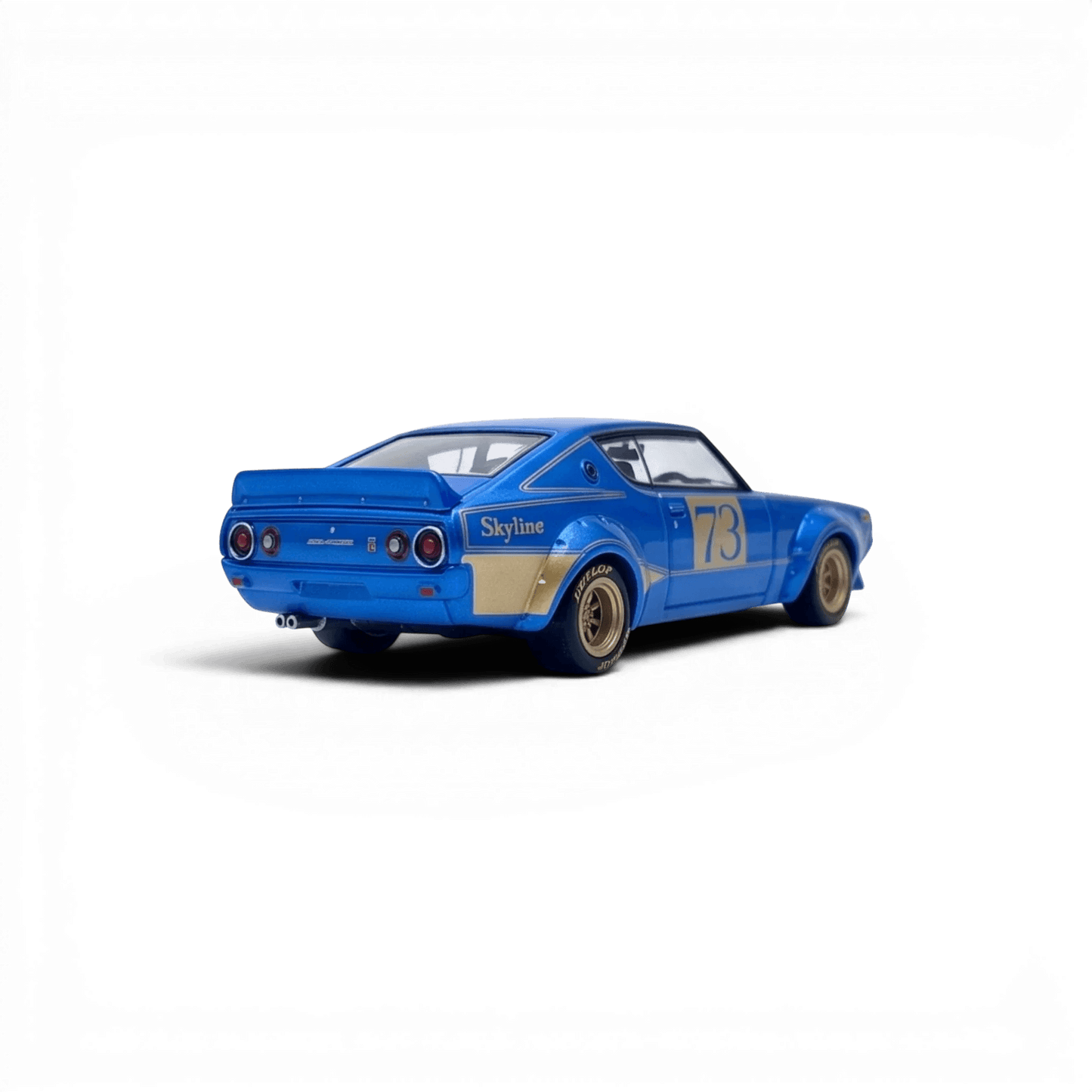 Nissan Skyline 2000 GTR Diecast 1 64 Scale Racing Blue
