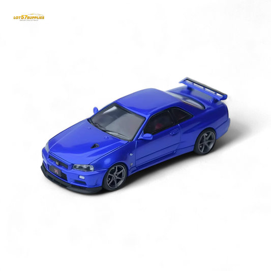 Nissan Skyline GTR R34 Diecast Model 1:64 Openable Front Cover - ToylandEU