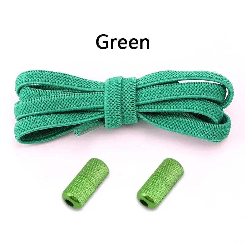 No Tie Elastic Shoelaces Sneakers Flat Stretch Laces - ToylandEU™