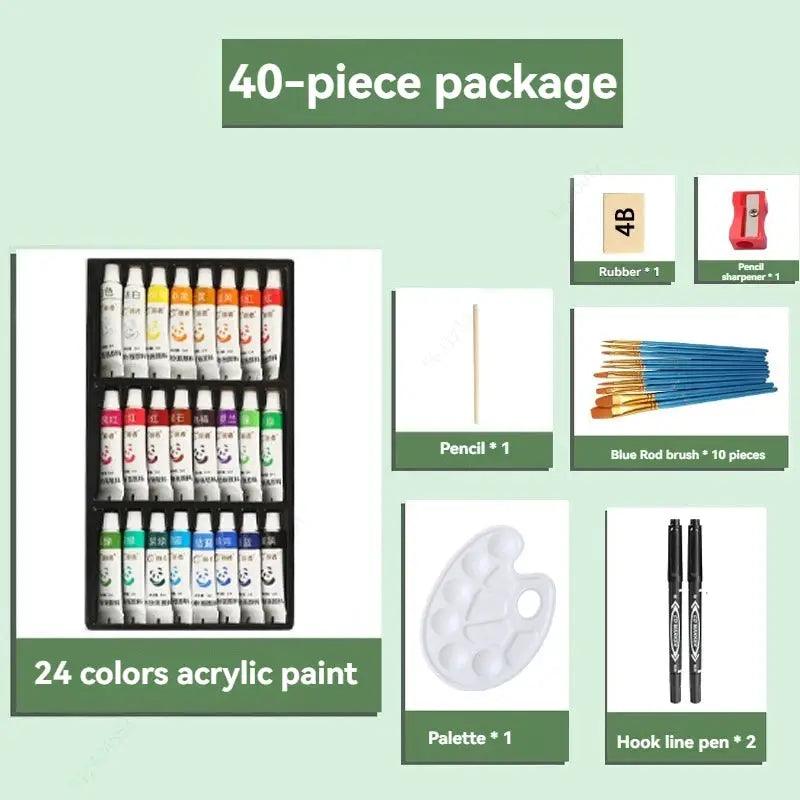Non Toxic Acrylic Paint Set For Beginners No Fading - ToylandEU™