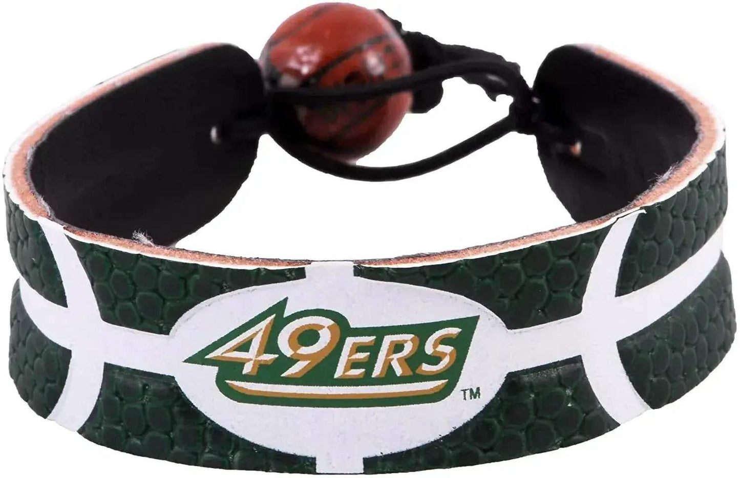 North Carolina Charlotte 49ers Leather Bracelet Team Color - ToylandEU™
