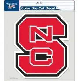 North Carolina State Wolfpack Die Cut 8x8 Decal Color - ToylandEU™