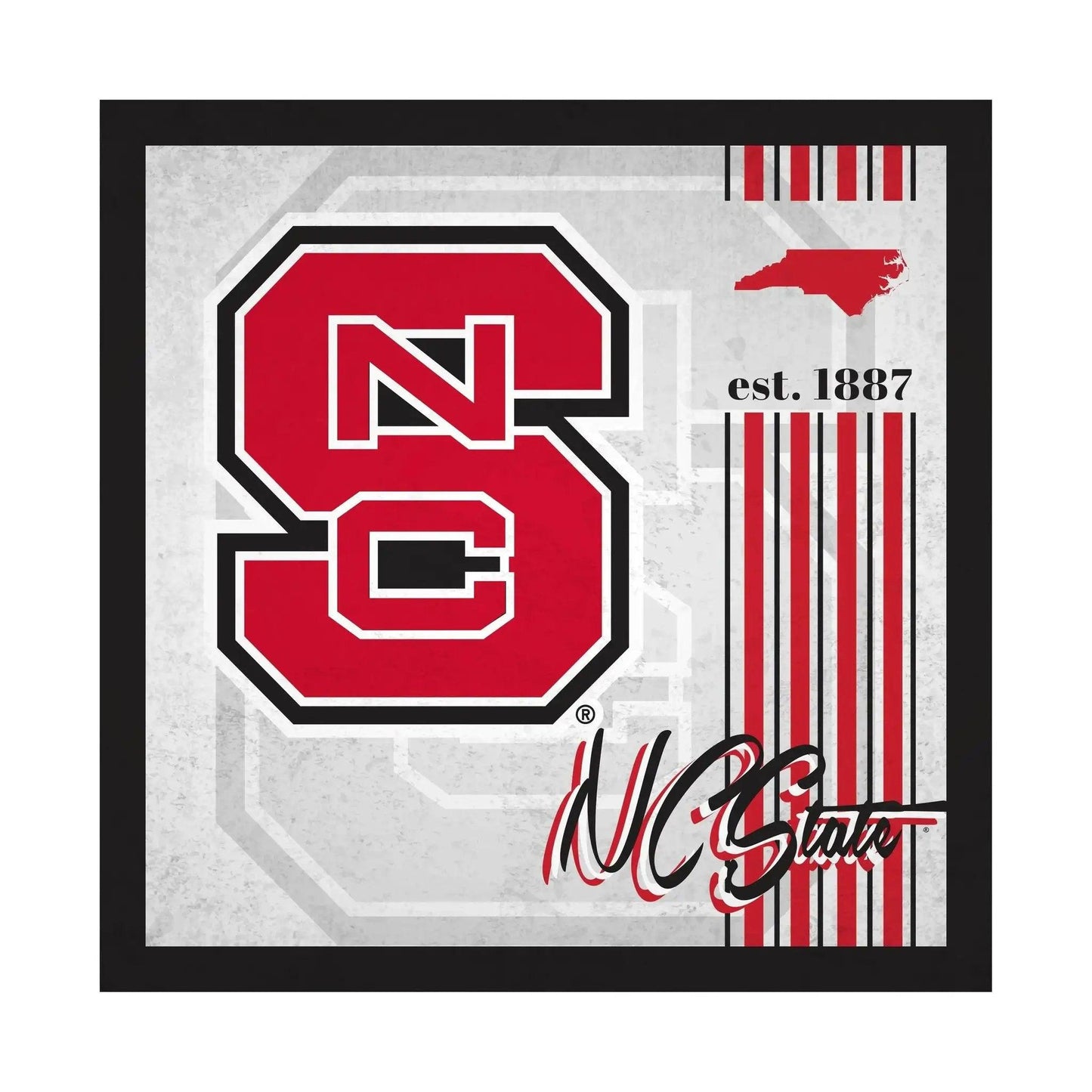 North Carolina State Wolfpack Wood Sign 10x10 Album Design - ToylandEU™