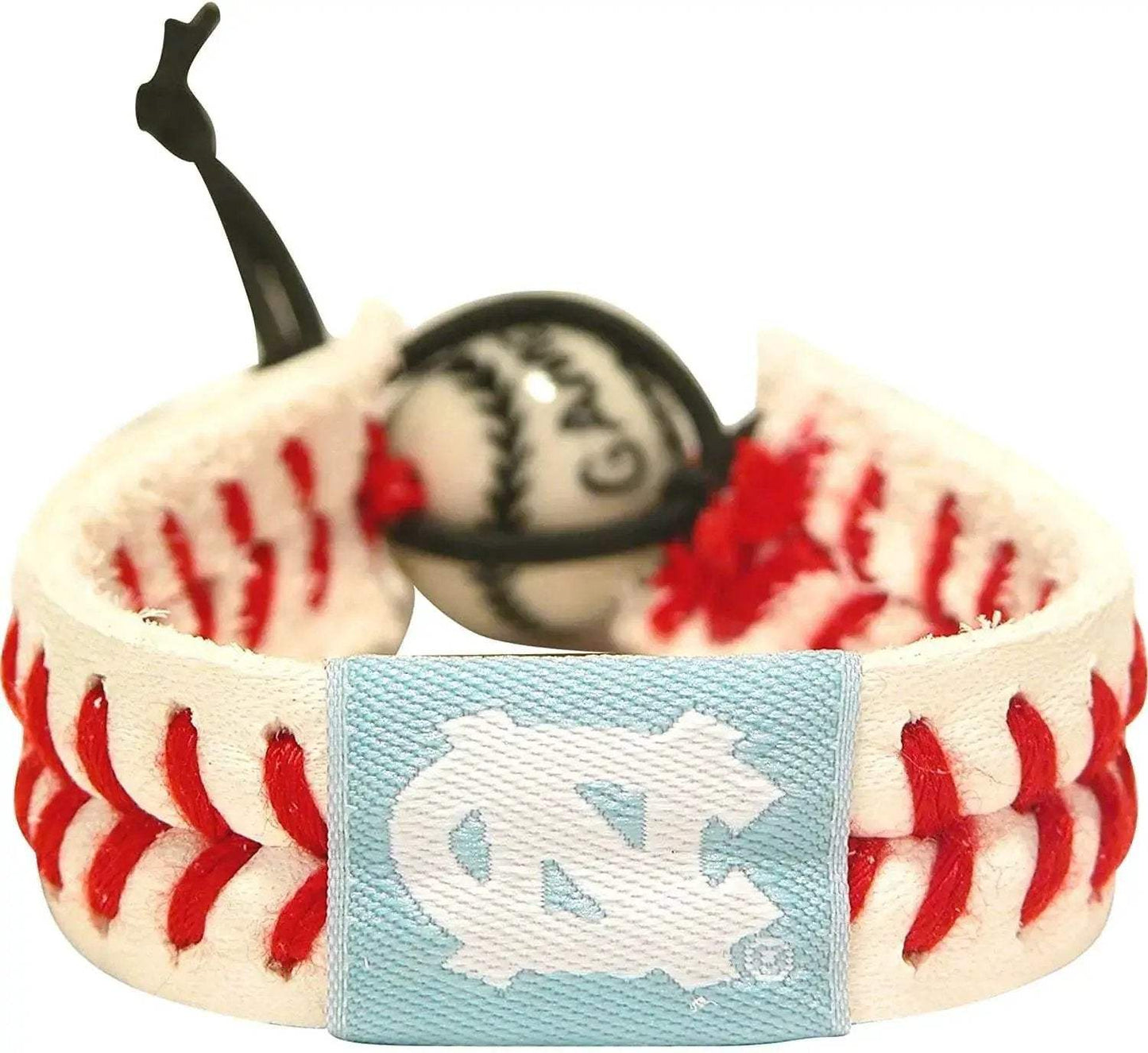 North Carolina Tar Heels Leather Bracelet With Ceramic Bead - ToylandEU™