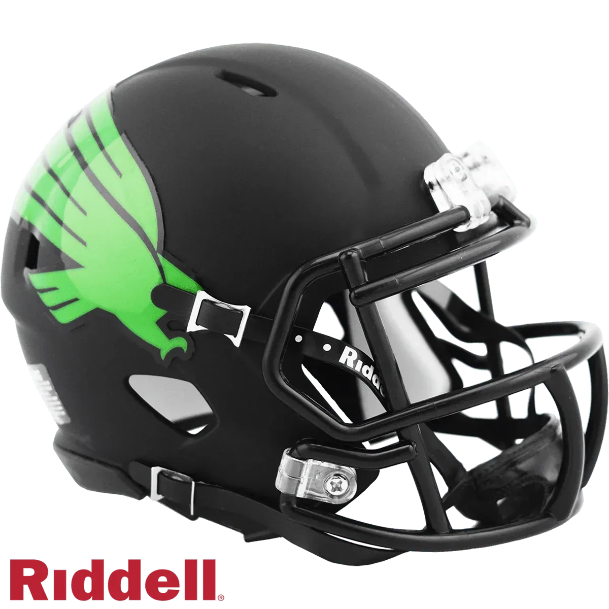 North Texas Mean Green Mini Speed Helmet Matte Black Rep - ToylandEU™