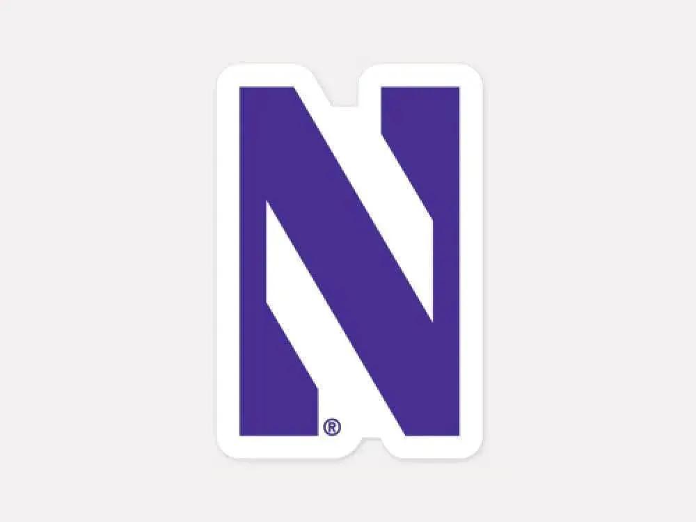 Northwestern Wildcats Decal 4x4 Perfect Cut Color Sticker - ToylandEU™