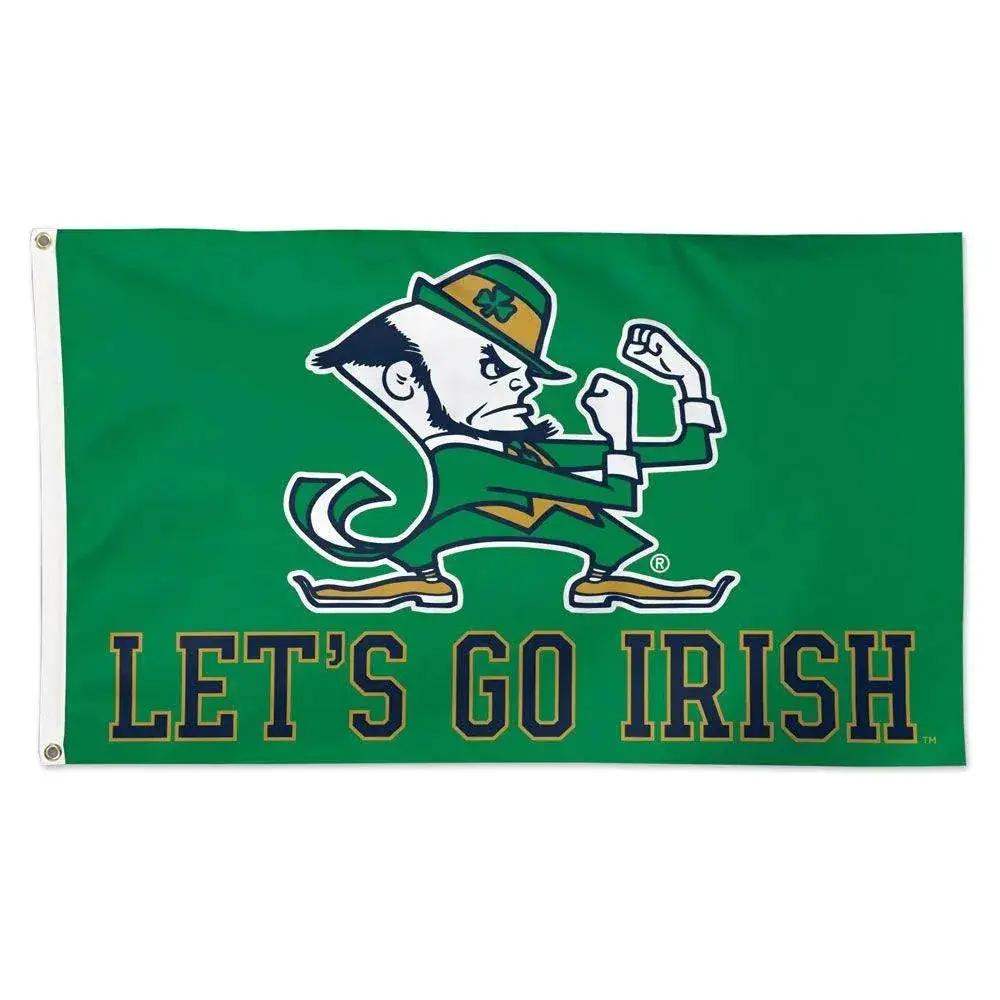 Notre Dame Fighting Irish Deluxe 3x5 Flag Leprechaun Design - ToylandEU™