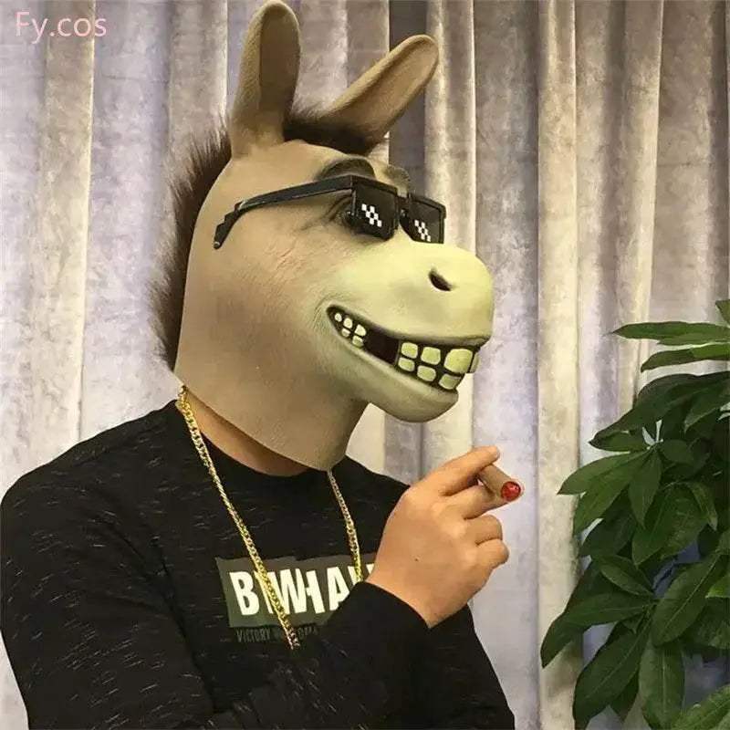 Bold Donkey Mask Latex Full Face Mask Toyland EU - ToylandEU™