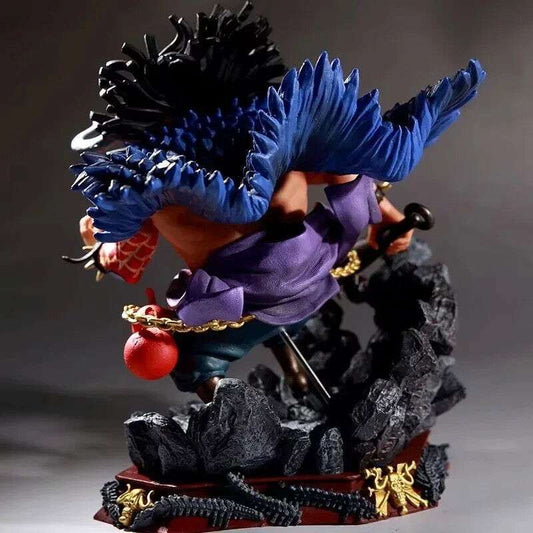 ONE PIECE Battle Kaido Action Figure, PVC Wano Yonko Four Emperors Beast Pirates The Strongest Creature Figurines