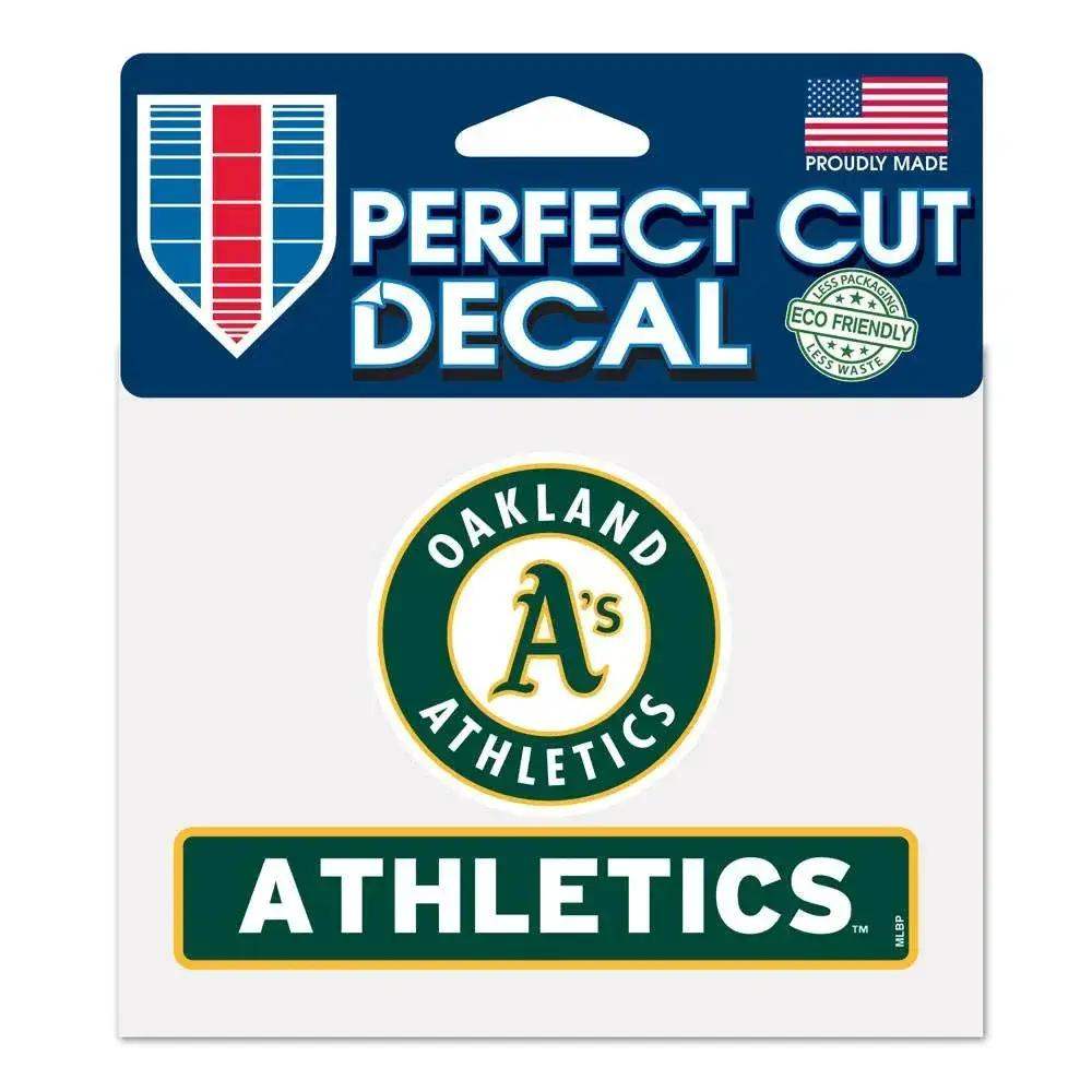 Oakland Athletics Decal 4.5x5.75 Perfect Cut Color Vinyl - ToylandEU™