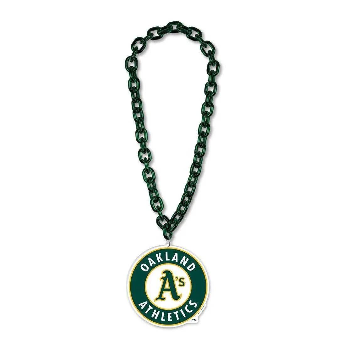 Oakland Athletics Foam Logo Necklace With 38 Inch Chain - ToylandEU™