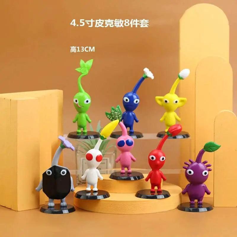 Oatchi Game Anime Figure Pikmin 8-piece Figurine Set - ToylandEU™