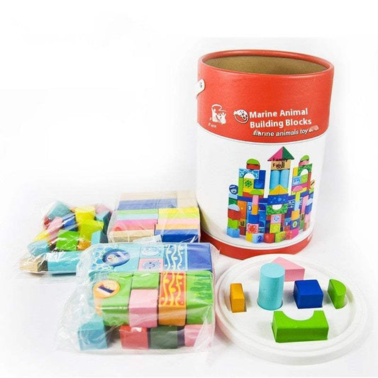 Ocean Puzzle Building Blocks | 100 Pieces, Ages 2+