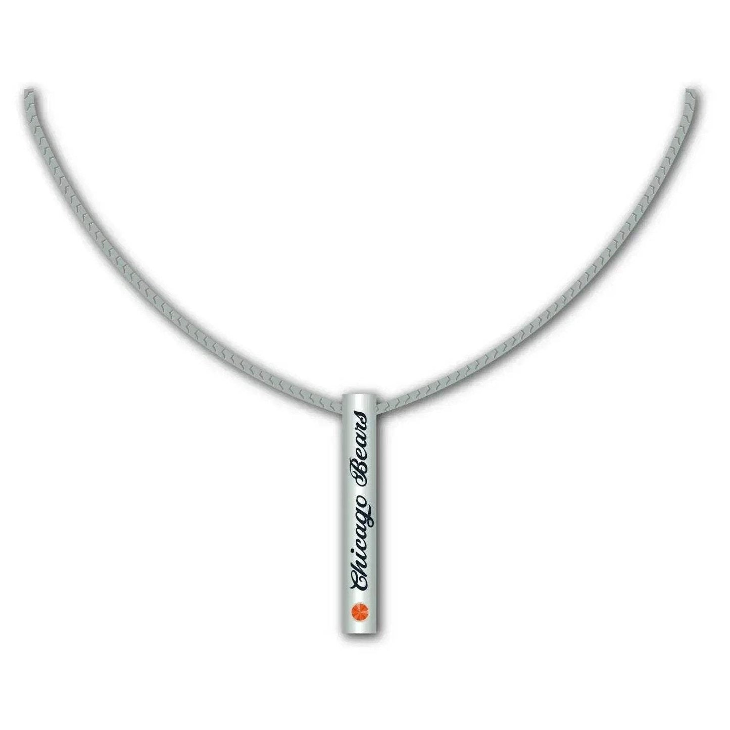 Official Chicago Bears Silver Bar Necklace for Fans Gift - ToylandEU™