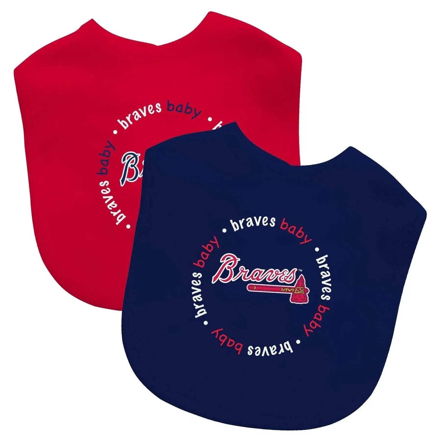 Officially Licensed Atlanta Braves Baby Bibs 2 Pack - ToylandEU™
