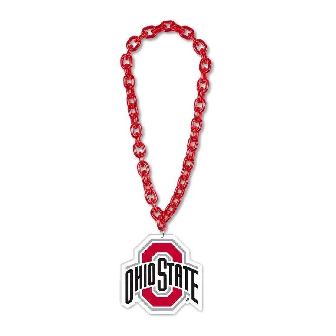 Ohio State Buckeyes Foam Logo Necklace With 38 Inch Chain - ToylandEU™