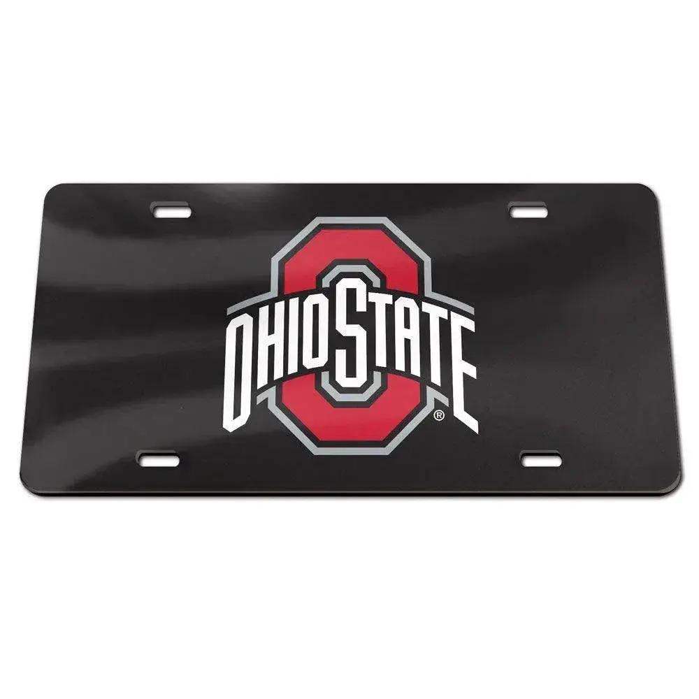 Ohio State Buckeyes License Plate Black Acrylic Order - ToylandEU™