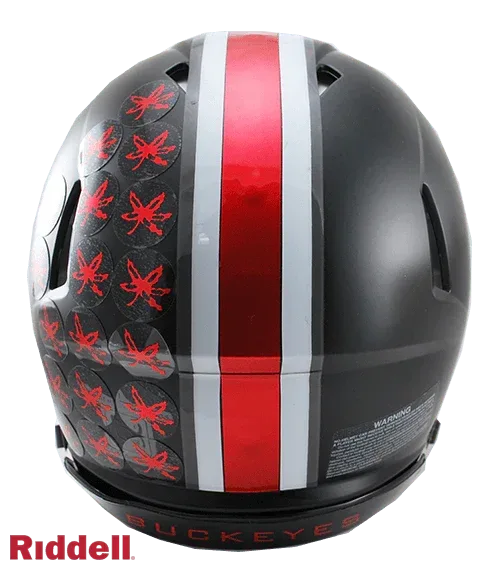 Ohio State Buckeyes Riddell Authentic Speed Helmet Black - ToylandEU