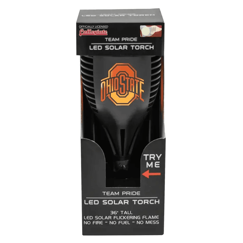 Ohio State Buckeyes Solar Torch LED Outdoor Yard Light - ToylandEU™