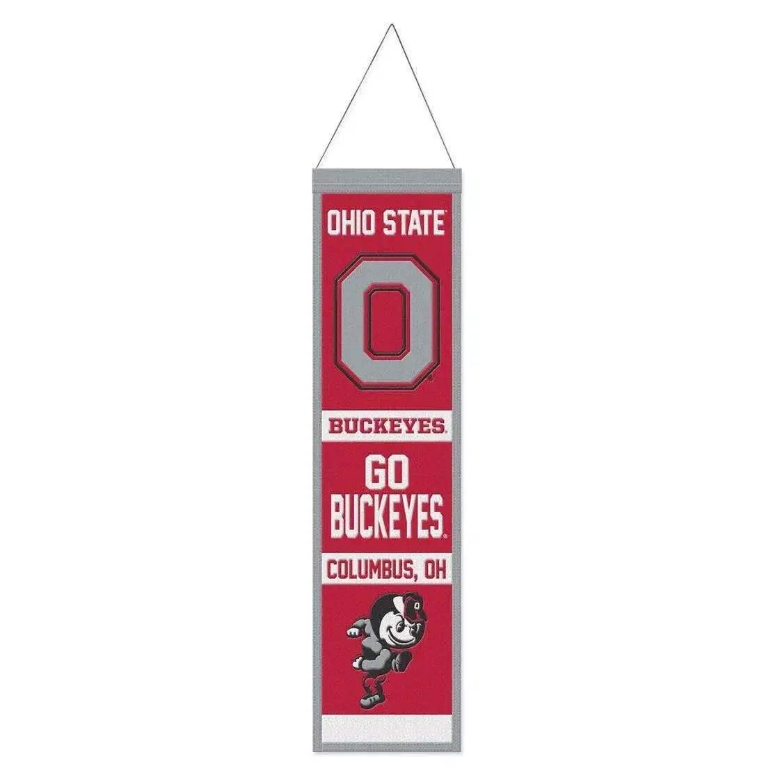 Ohio State Buckeyes Wool Banner 8x32 Heritage Evolution - ToylandEU™