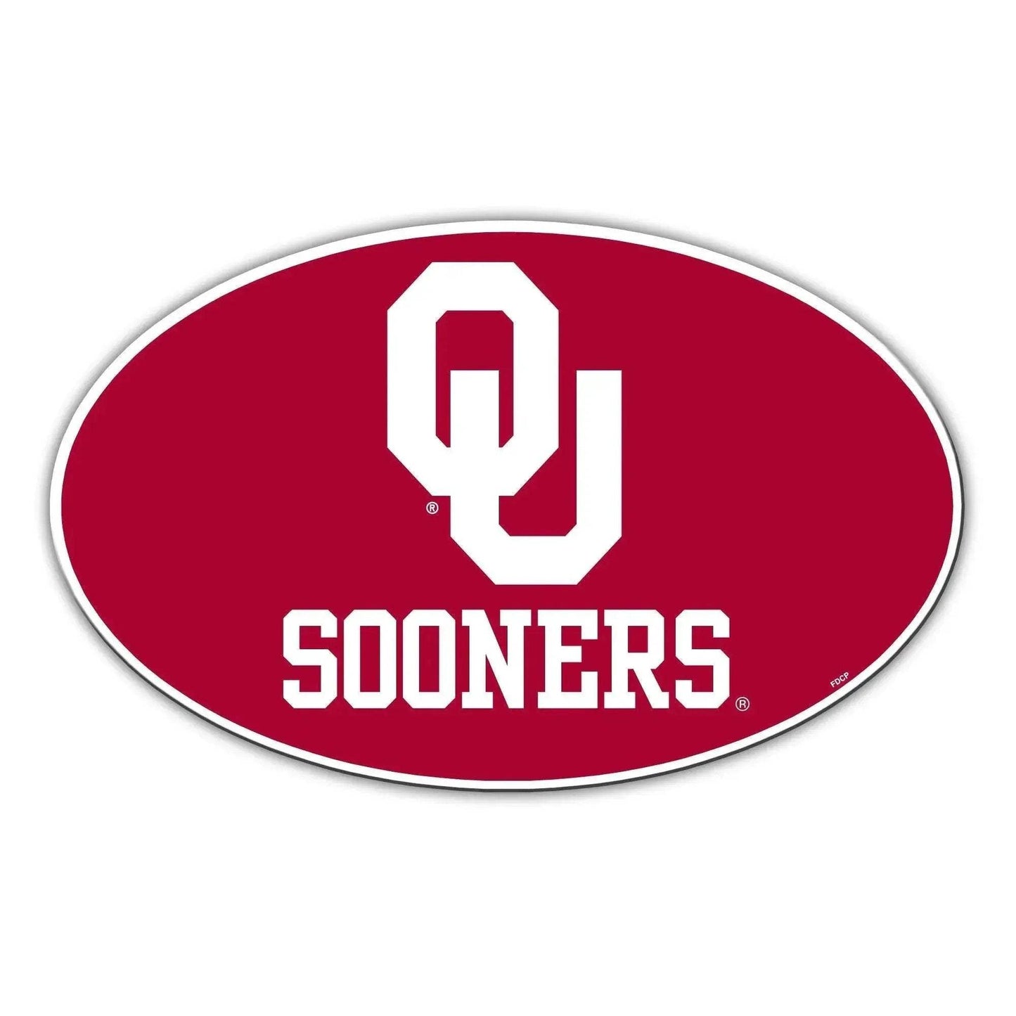 Oklahoma Sooners Car Magnet 8 Inch Official Team Logo - ToylandEU™