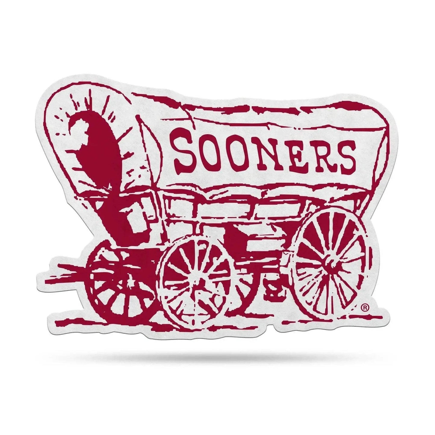 Oklahoma Sooners Pennant Shape Mascot Design Felt Decor - ToylandEU