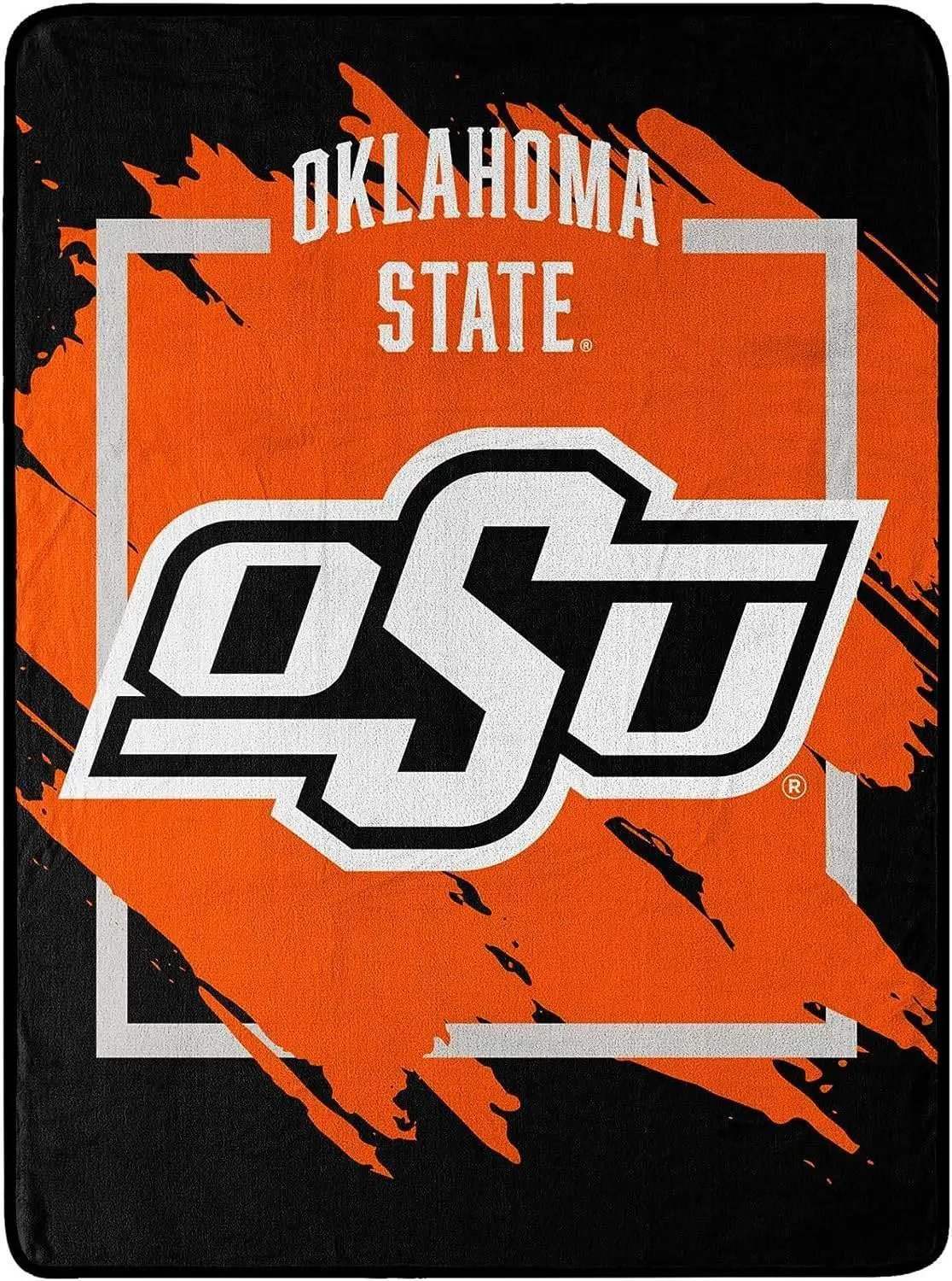 Oklahoma State Cowboys 46x60 Micro Raschel Blanket Throw - ToylandEU