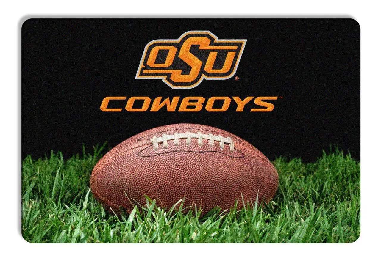 Oklahoma State Cowboys Classic Football Pet Bowl Mat Large - ToylandEU™