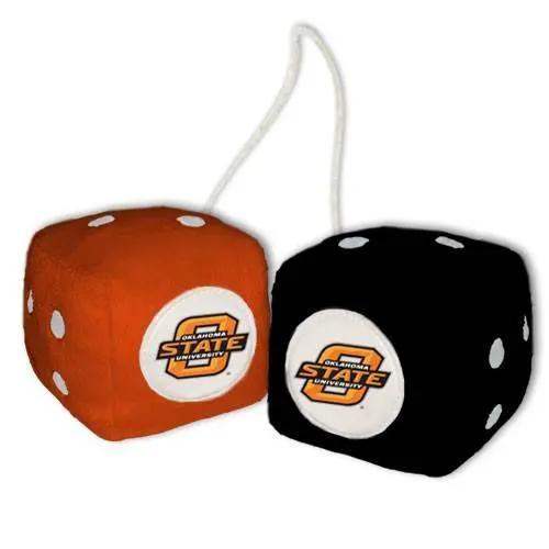 Oklahoma State Cowboys Fuzzy Dice For Fans Decor Collection - ToylandEU™