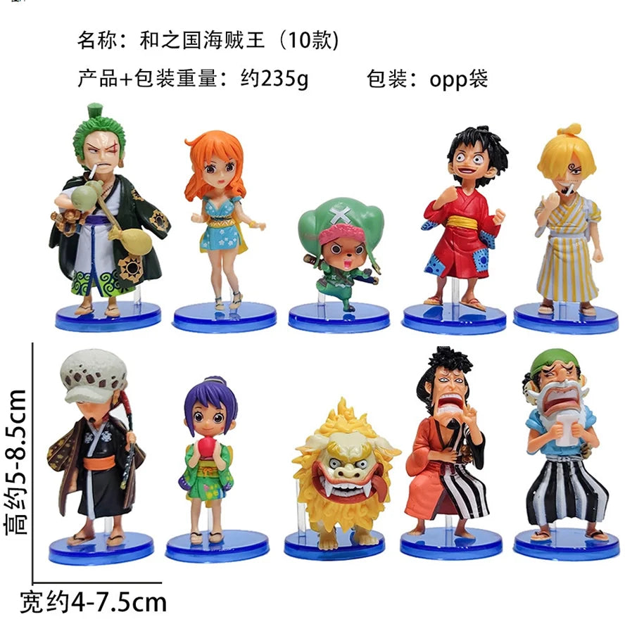 One Piece Figures PVC 17cm Set Toylandeu™
