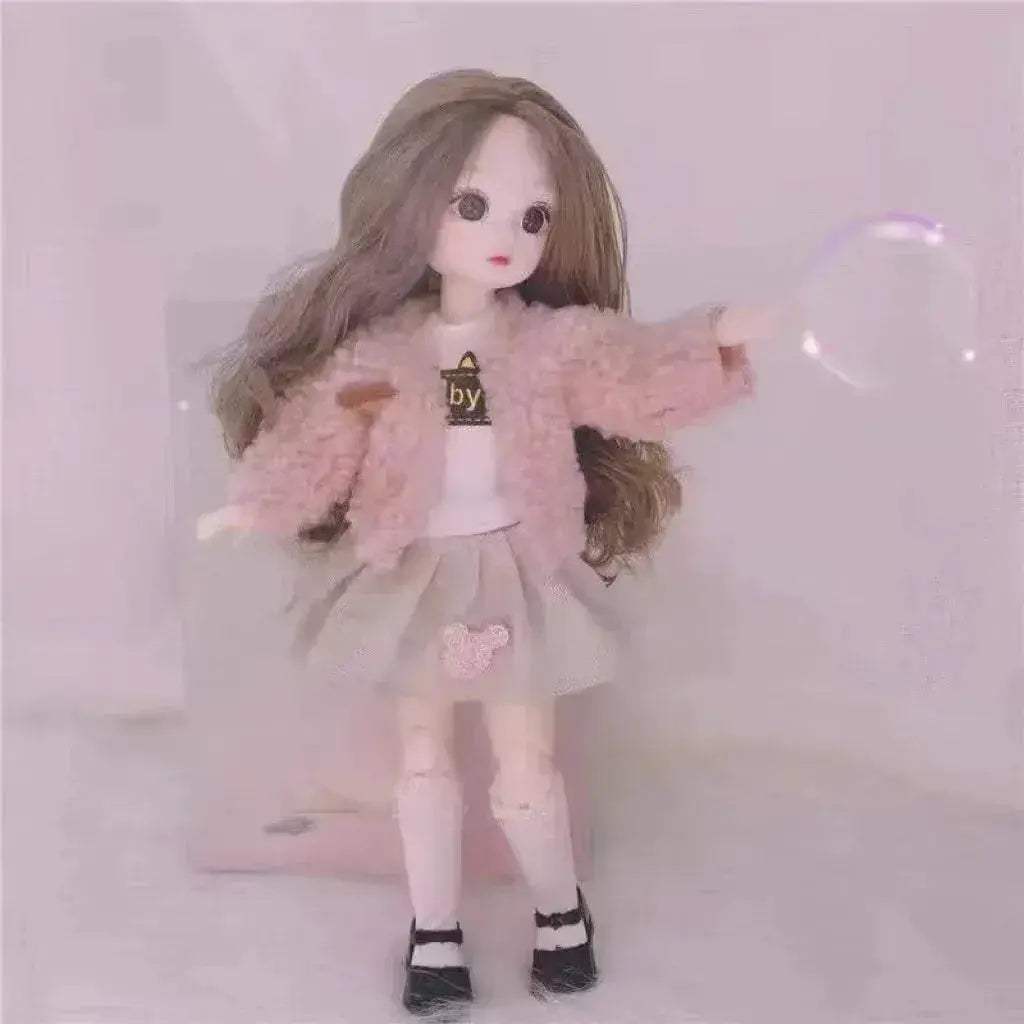 One Sixth BJD Doll With Movable Joints And Fashionable Clothes - ToylandEU