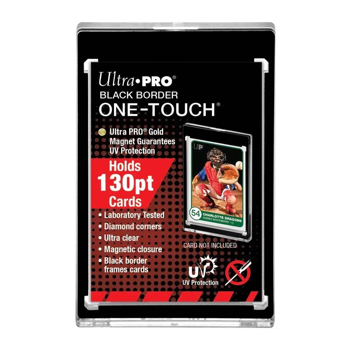 One Touch UV Card Holder With Magnet Closure Black Border - ToylandEU™
