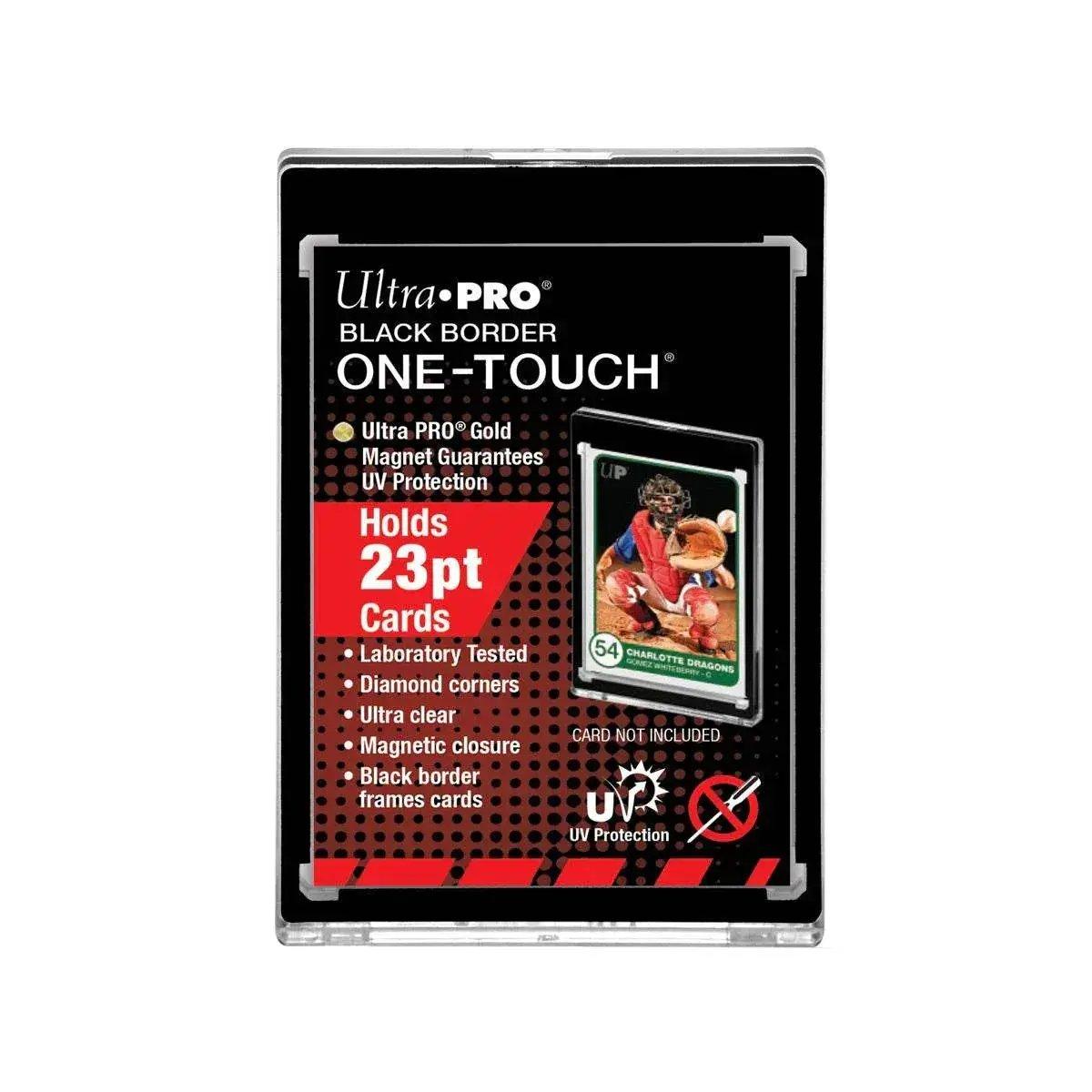 One Touch UV Card Holder With Magnetic Closure Black Border - ToylandEU™