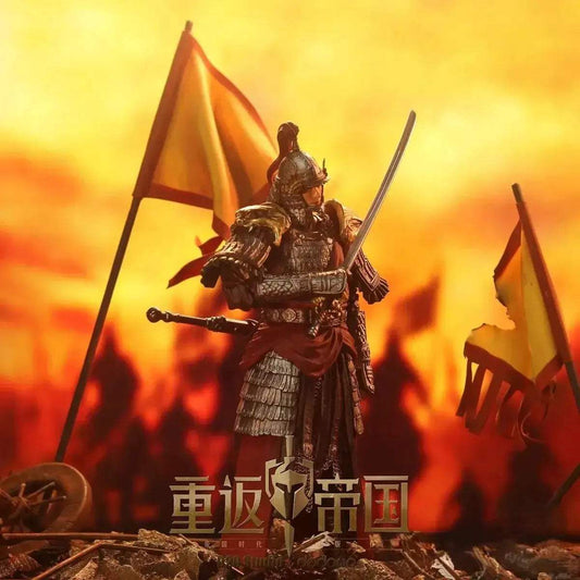 One Twelfth Scale Chinese Swordsman Figure Dual Armor - ToylandEU™