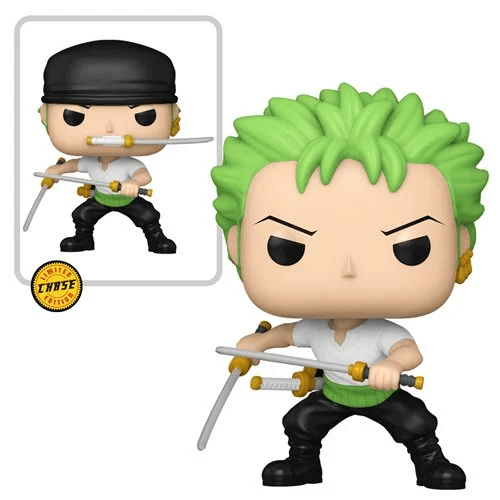 Funko Pop! Animation One Piece Roronoa Zoro with Swords (2024) | Vinyl Figure | About 3.75 Inches Tall | One Piece Fans