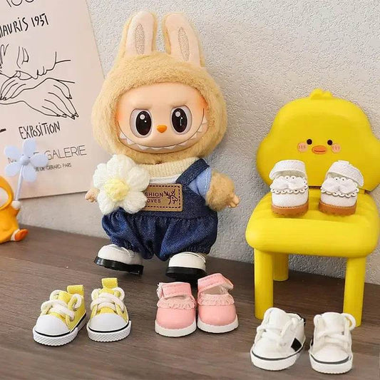 Only Shoes for 17cm Labubu Dolls Casual Sports Boots Accessories - ToylandEU