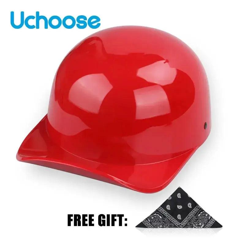 Open Face Half Motorcycle Helmet Lightweight Abs Shell - ToylandEU™
