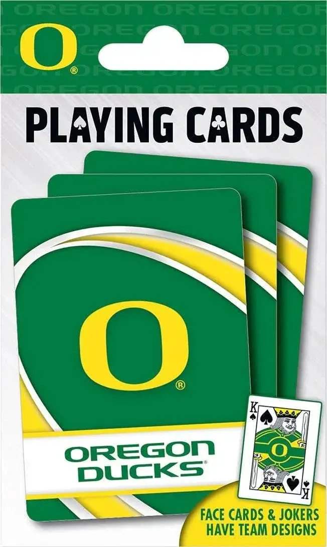 Oregon Ducks Logo Playing Cards Team Designs Ace Of Spades - ToylandEU™