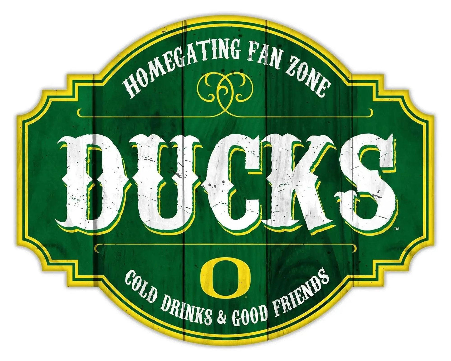 Oregon Ducks Wood Sign 12 Inch Homegating Tavern Decor - ToylandEU™