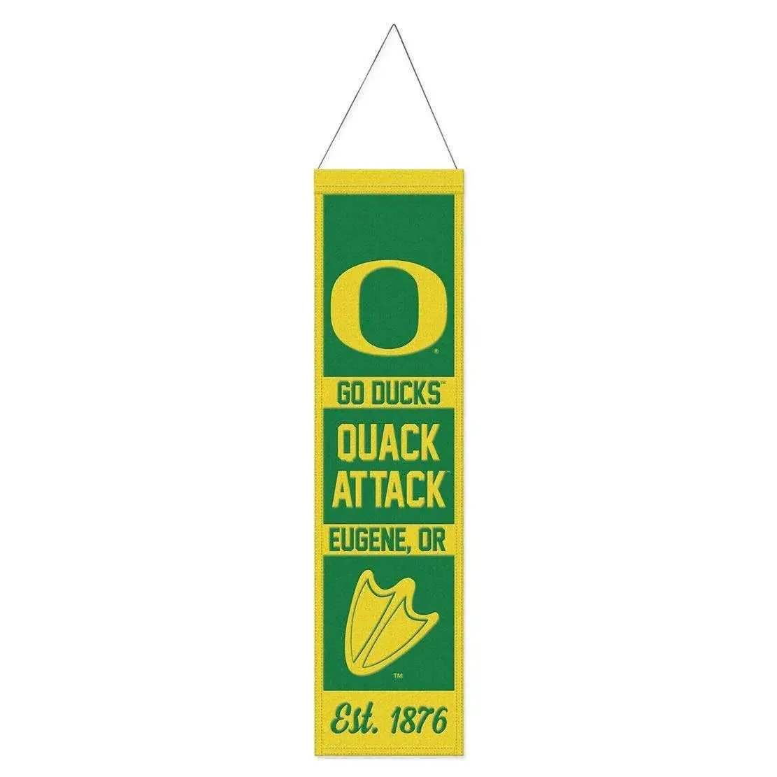 Oregon Ducks Wool Banner 8x32 Heritage Evolution Design - ToylandEU™