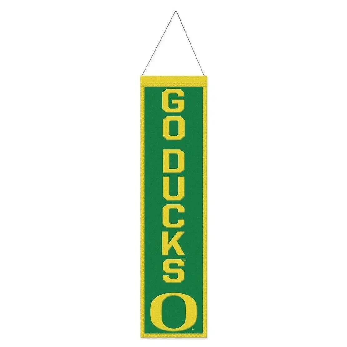 Oregon Ducks Wool Banner 8x32 Heritage Slogan Design - ToylandEU™