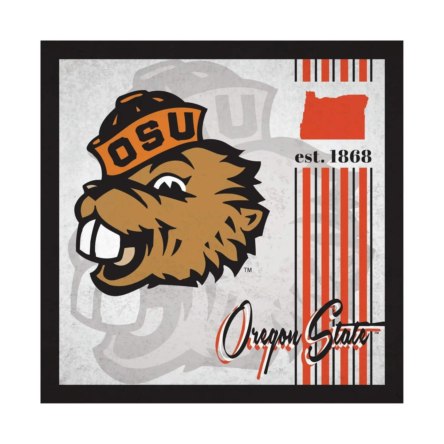 Oregon State Beavers Sign Wood 10x10 Album Design Order - ToylandEU