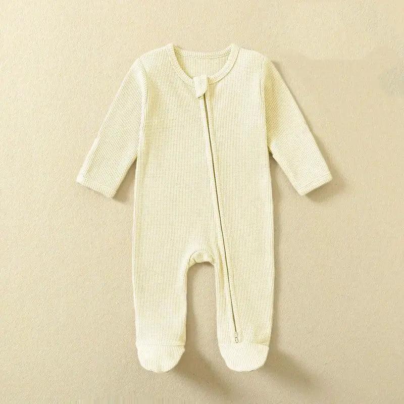 Organic Cotton Baby Romper Zipper Sleepsuit Ultra Soft - ToylandEU™