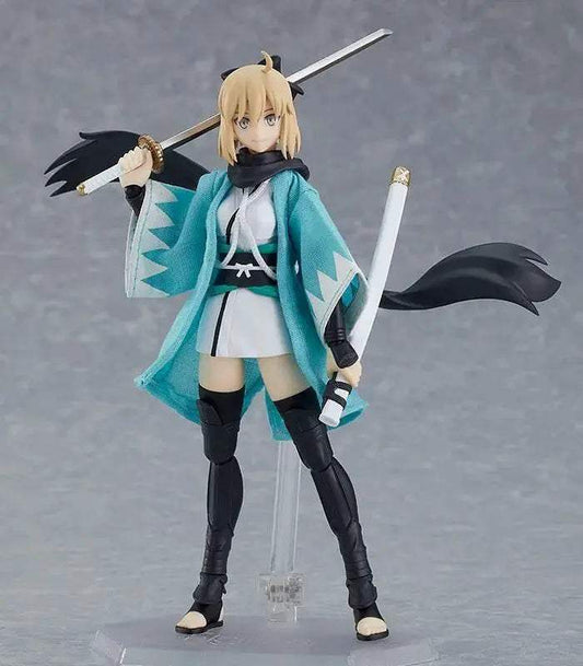 Original Figma 521 Saber Okita Souji DX Action Figure 135mm - ToylandEU™